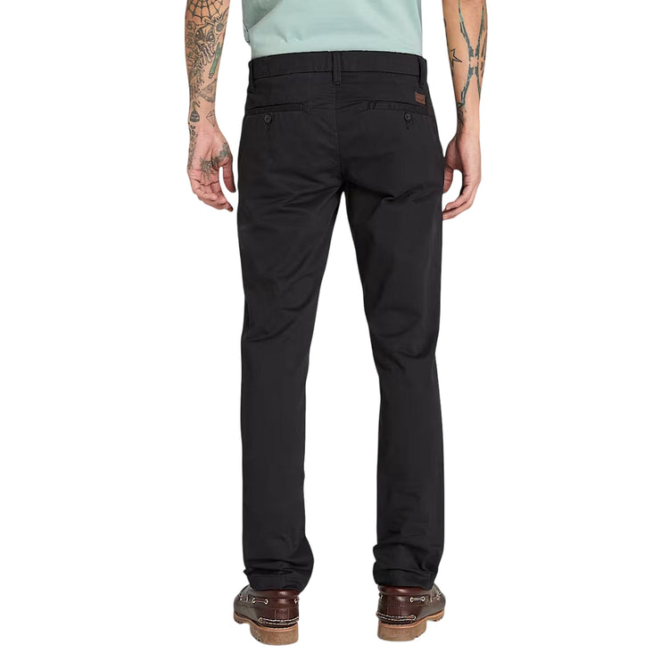 Pantalone Uomo in Twill Claremont Nero modello retro
