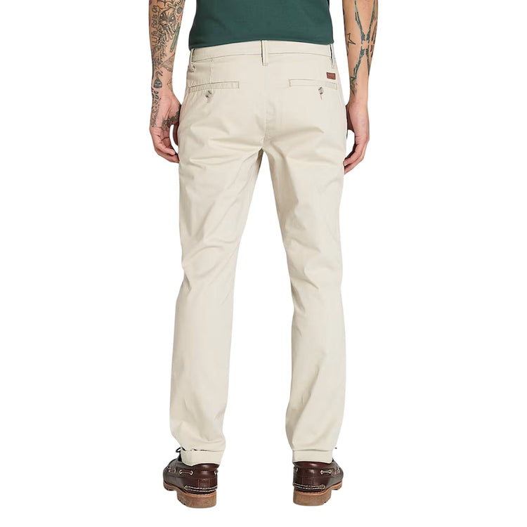 Pantaloni Uomo in Twill Claremont, modello chino Grigio