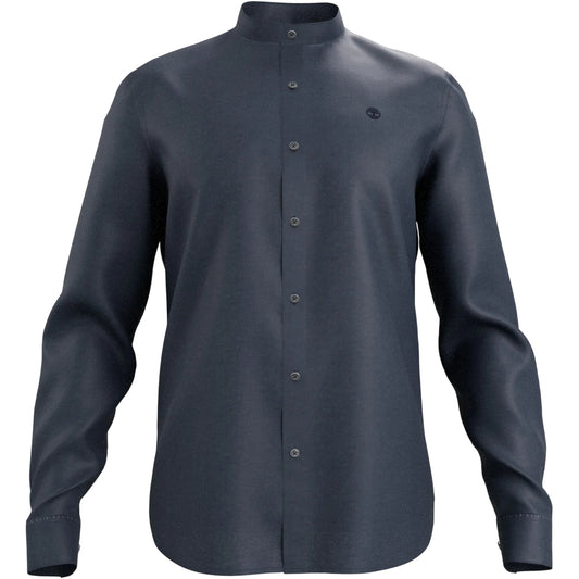 Camicia Uomo Mill Brook in Lino Blu scuro