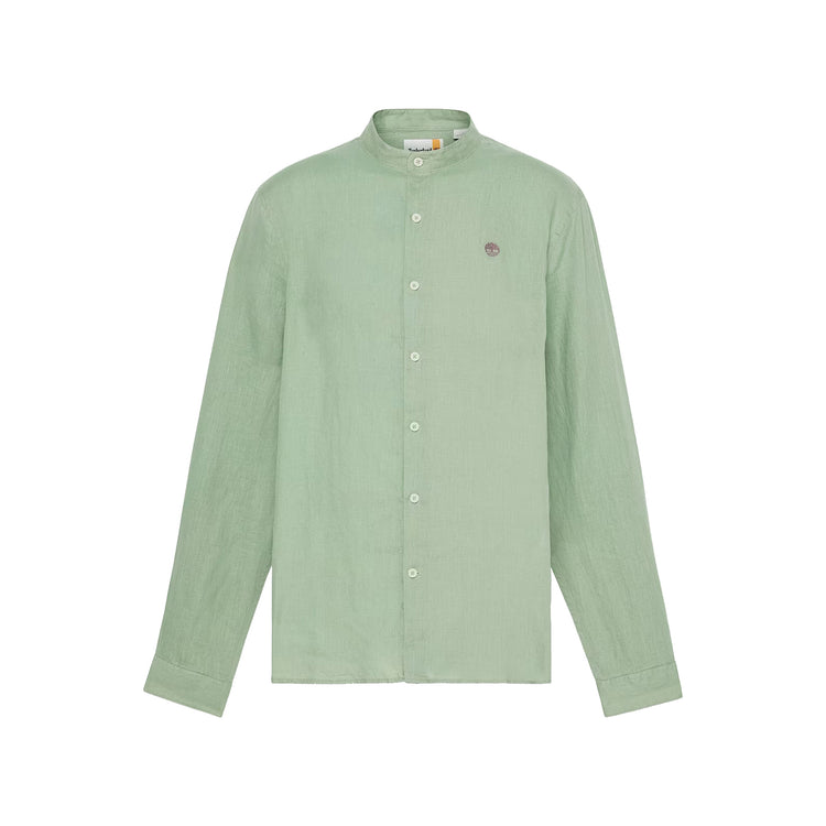 Camicia Uomo Mill Brook in Lino Verde