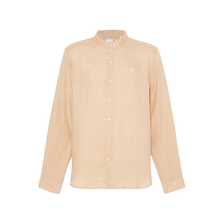 Camicia Uomo Mill Brook in Lino Beige