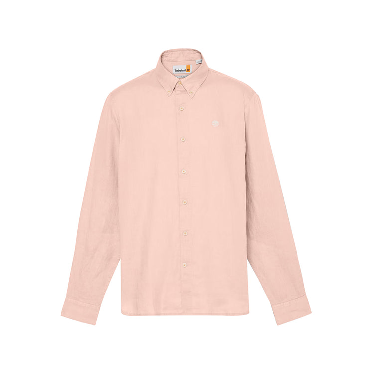 Camicia Uomo in Lino Mill Brook Rosa