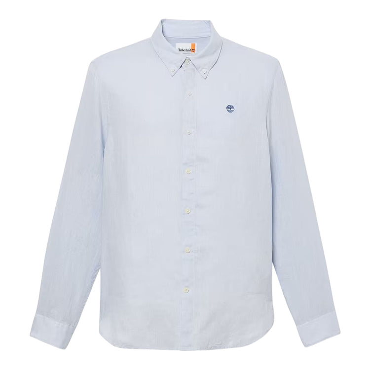 Camicia Uomo in lino Mill Brook Grigio
