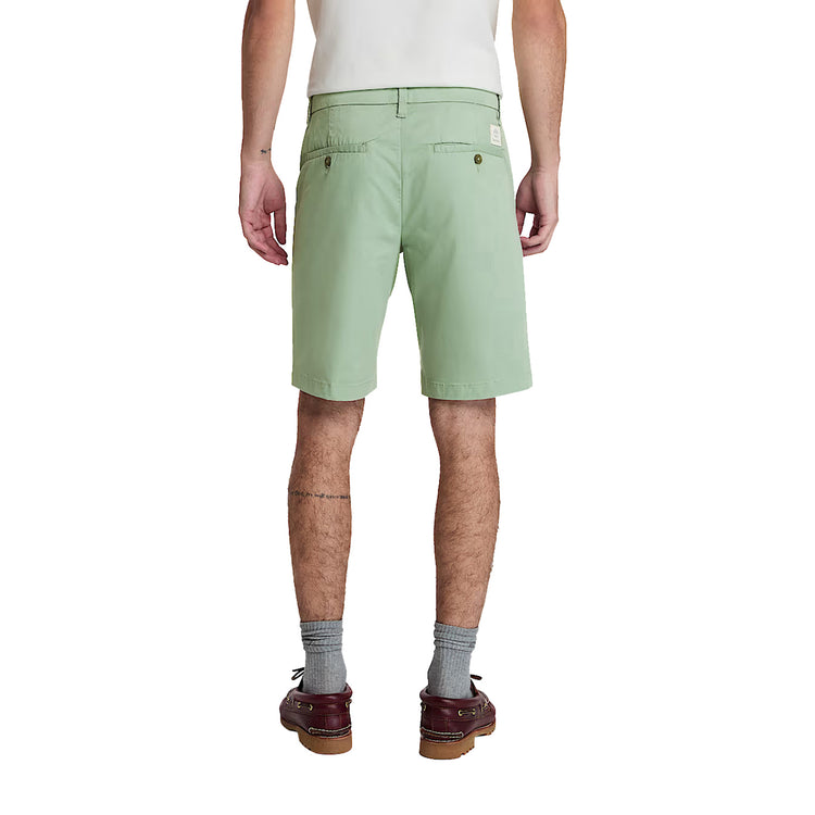 Shorts Chino Uomo in Twill Claremont Verde chiaro modello retro