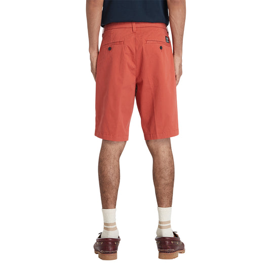 Bermuda Chino Uomo in Twill Claremont rosso