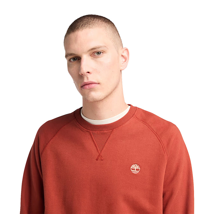 Exeter River Red Loopback Crewneck Sweatshirt