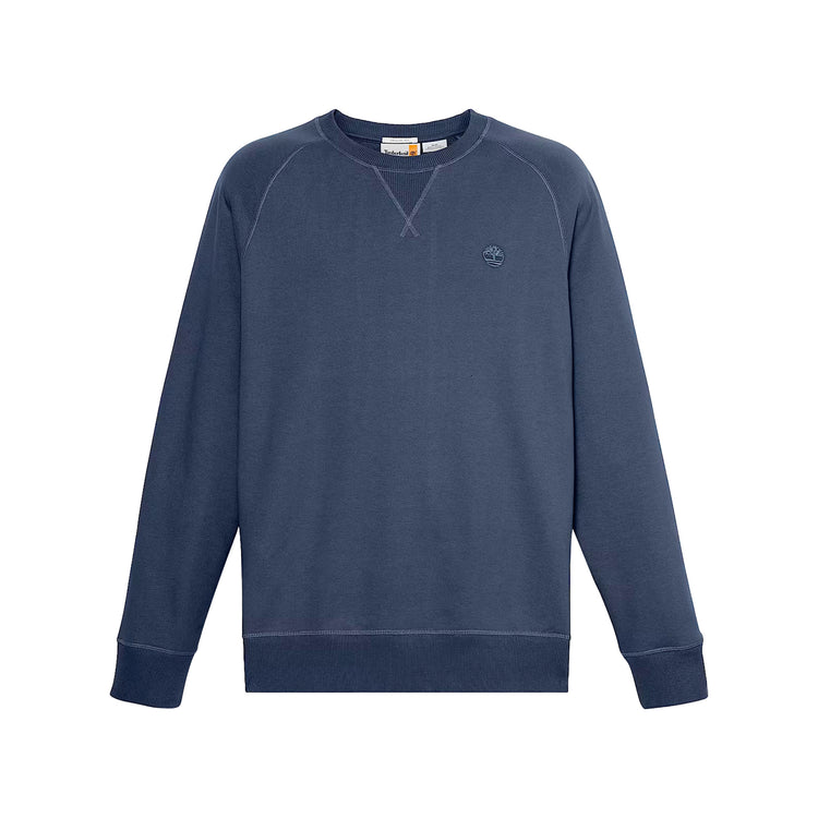 Felpa Girocollo Loopback Exeter River Blu