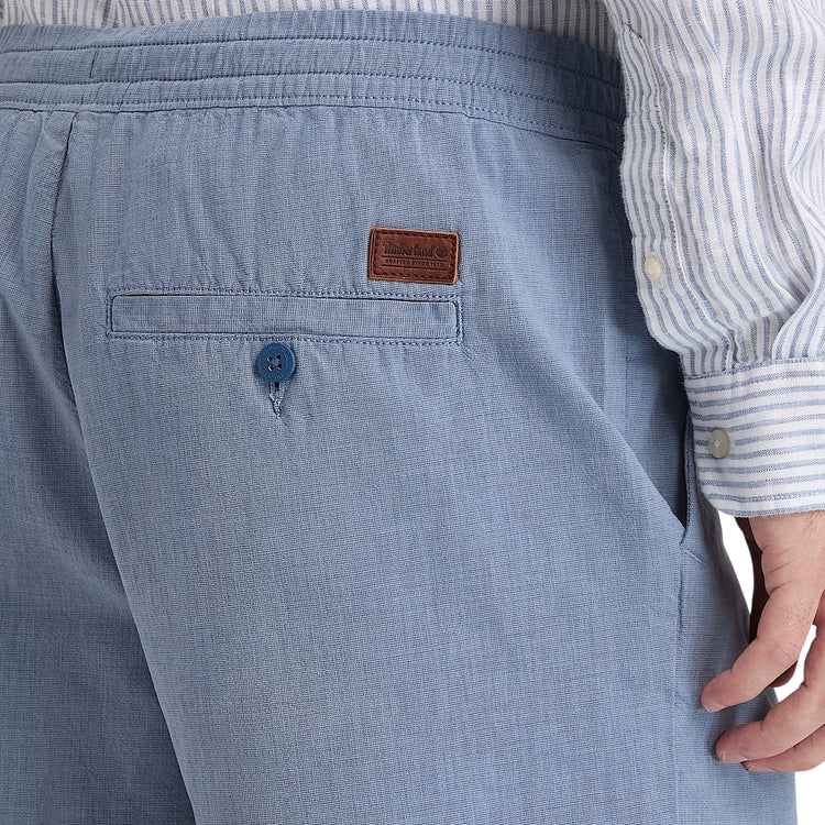 Shorts Uomo in cotone Claremont Blu dettaglio