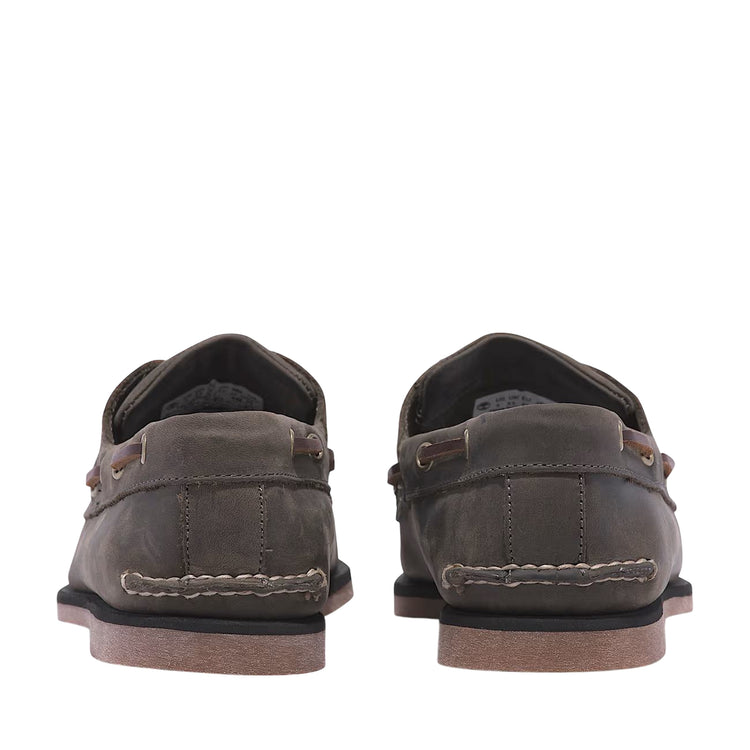 Scarpe da Barca Classic da Uomo in Grigio scuro retro