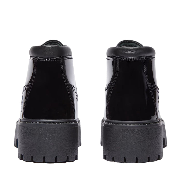 Stivali Impermeabile Donna con plateau Stone Street Nero retro