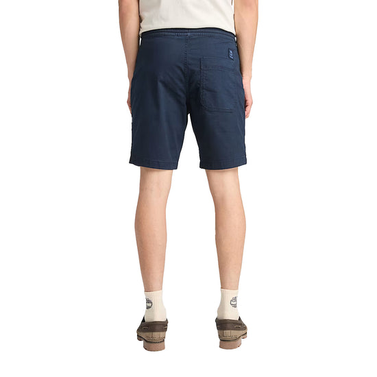 Shorts Uomo in Twill Navy modello retro