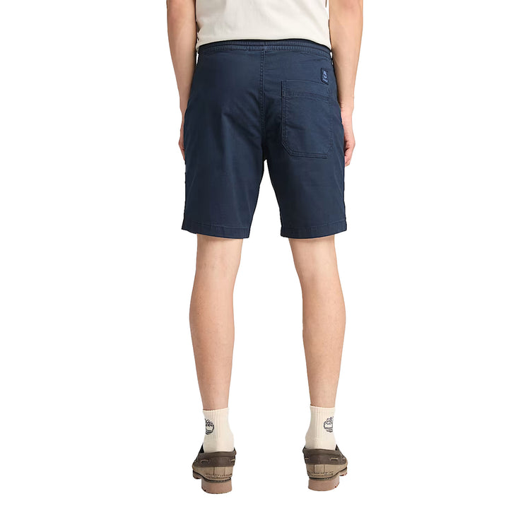 Shorts Uomo in Twill Navy modello retro