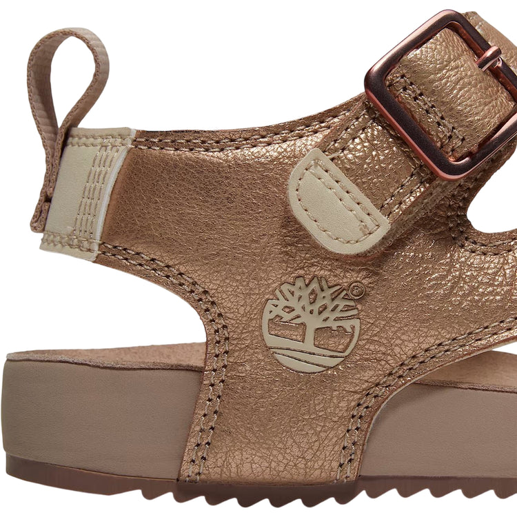 Sandalo Castle Island con Cinturino Posteriore da Bambino in oro rosa