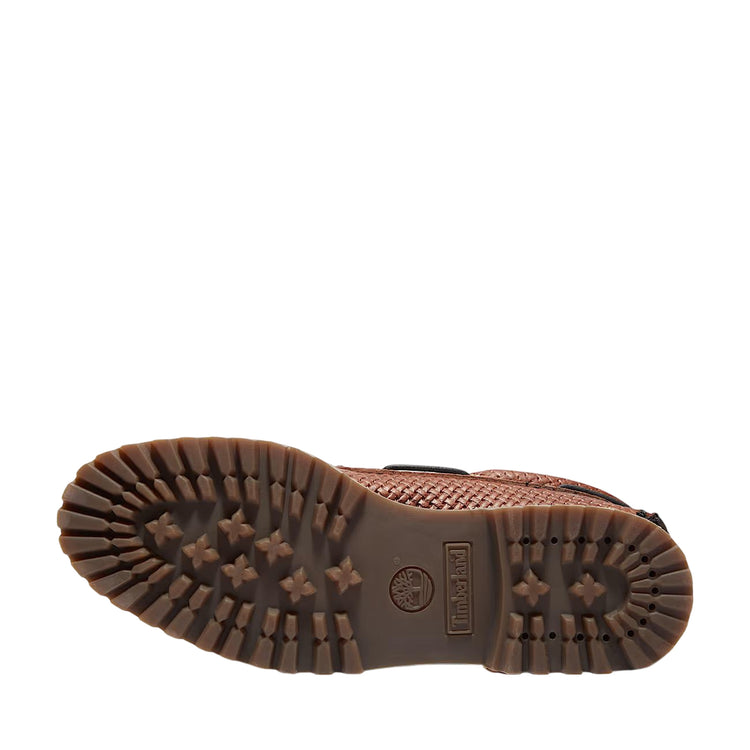 Mocassino Uomo Authentic 3-Eye Lug Handsewn Marrone suola