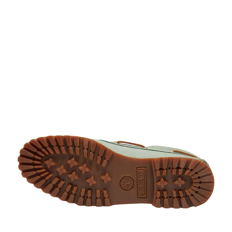 Mocassino Donna Authentic 3-Eye Lug Verde suola