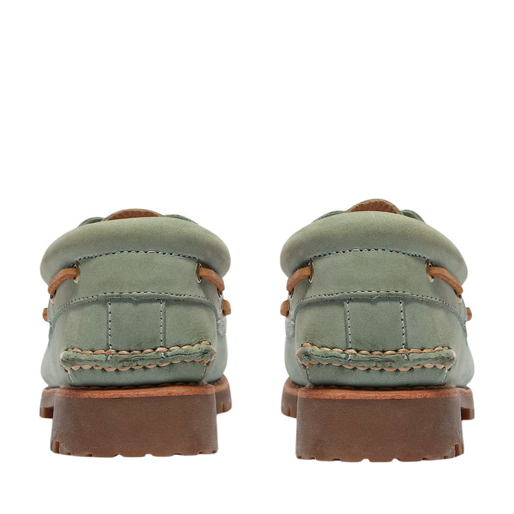 Mocassino Donna Authentic 3-Eye Lug Verde retro