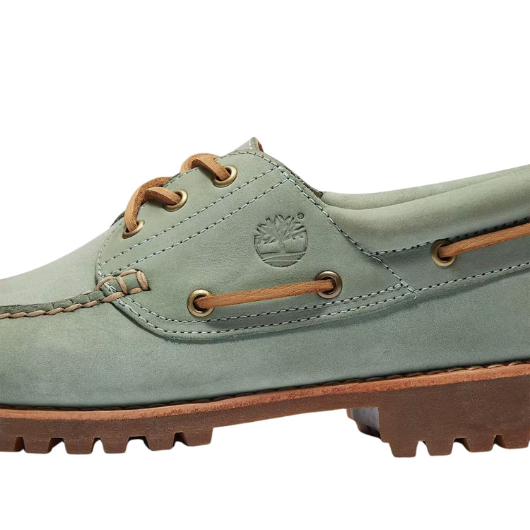Mocassino Donna Authentic 3-Eye Lug Verde dettaglio
