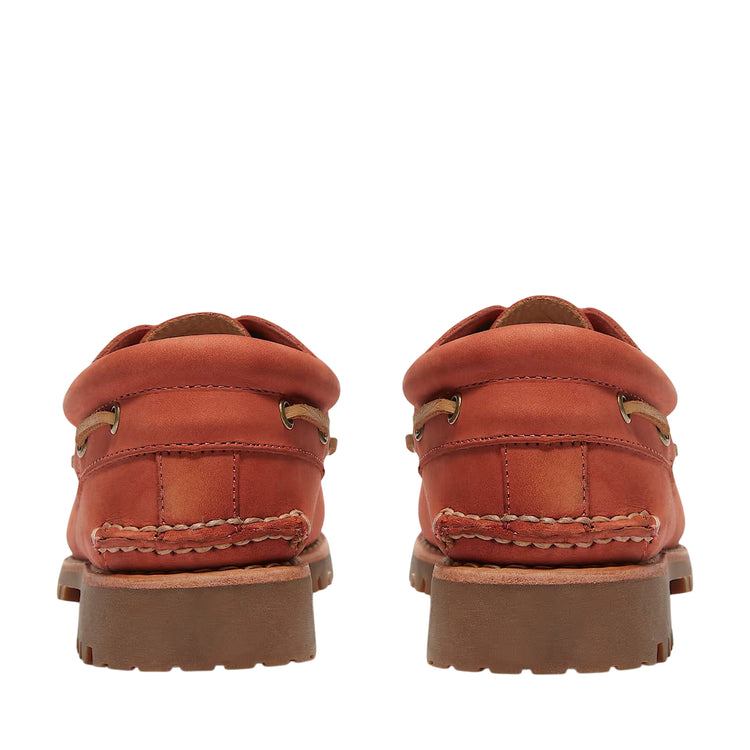 Mocassino Donna Authentic 3-Eye Lug Arancione retro