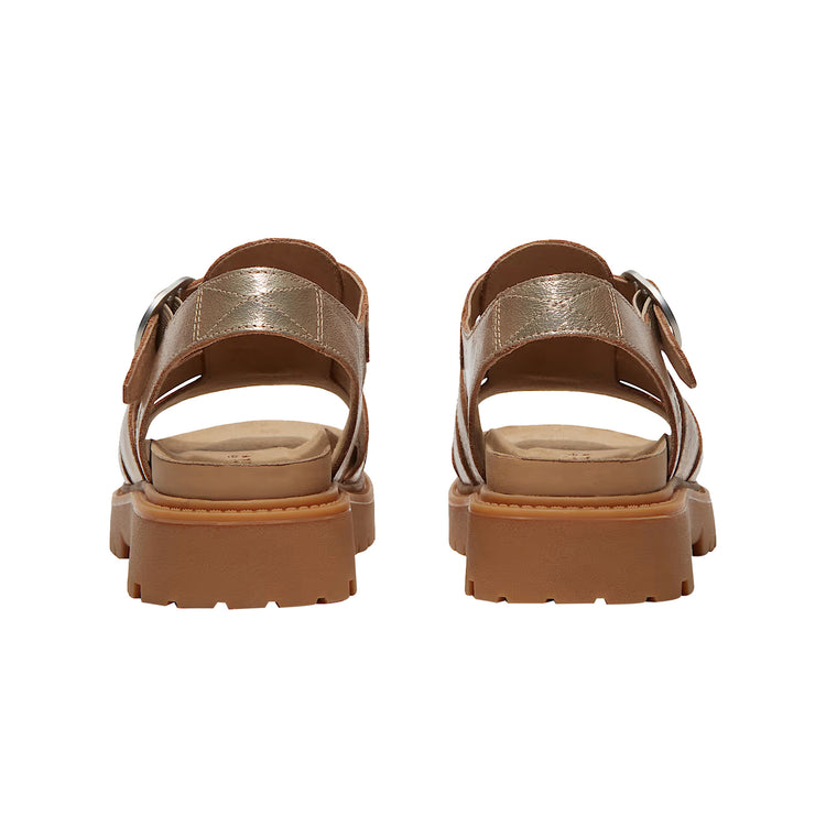 Sandali Donna Fisherman Clairemont Way Oro retro