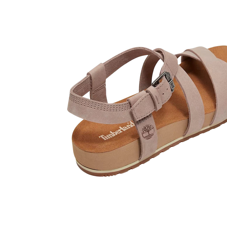 Sandalo Donna Malibu Waves con intrecci Rosa dettaglio