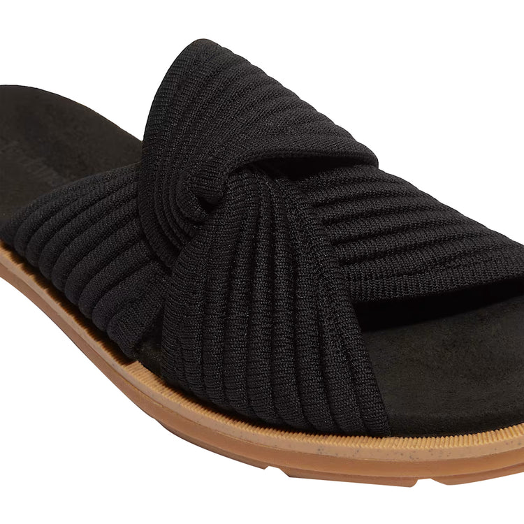 Sandalo a Ciabatta Calista Bay Nero da Donna dettaglio ravvicinato