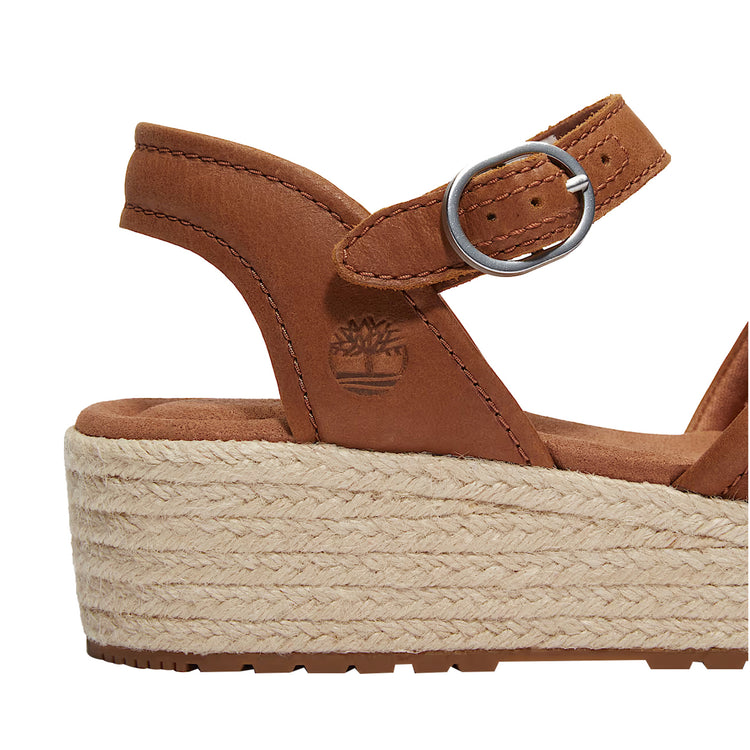 Sandali Donna Santorini Sun Marrone dettaglio