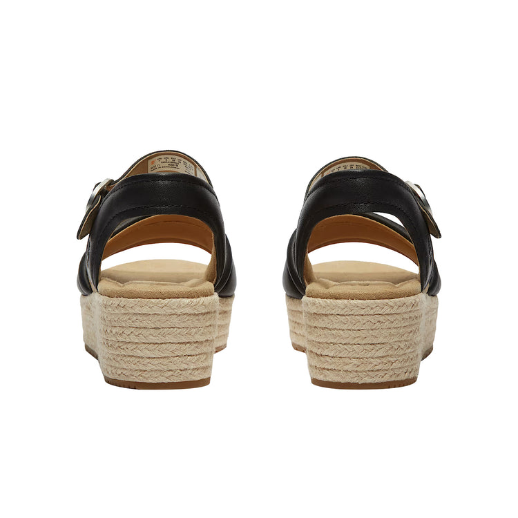 Sandali Donna Santorini Sun Nero retro