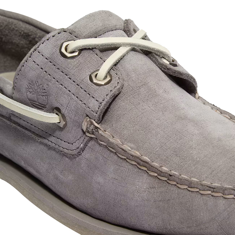 Scarpe da Barca Classic da Uomo in Grigio dettaglio