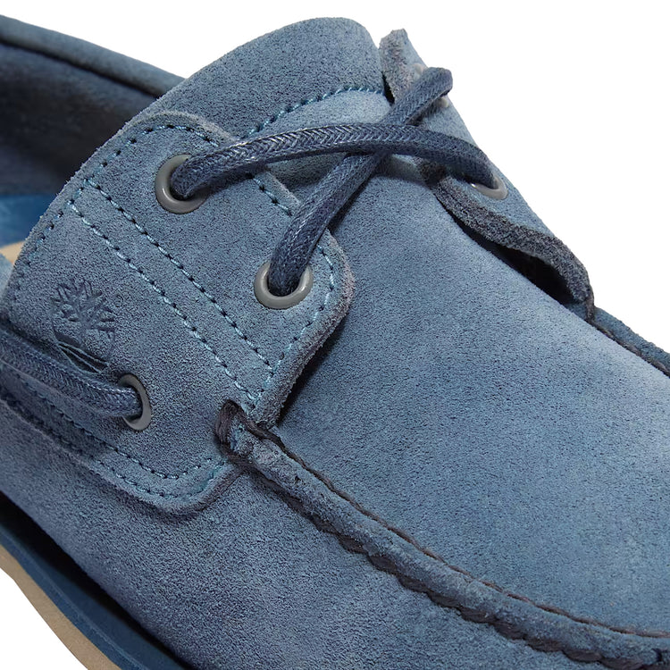 Scarpe da Barca Classic da Uomo in Blu dettaglio