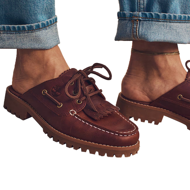 Mules Noreen da Donna in bordeaux modella