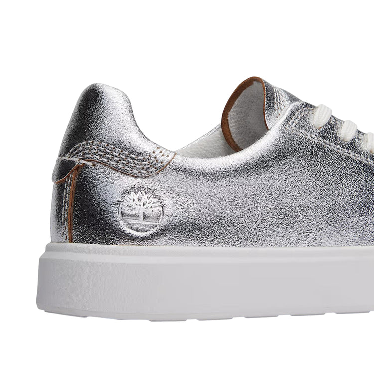Sneakers Donna Emerson Street Argento dettaglio retro