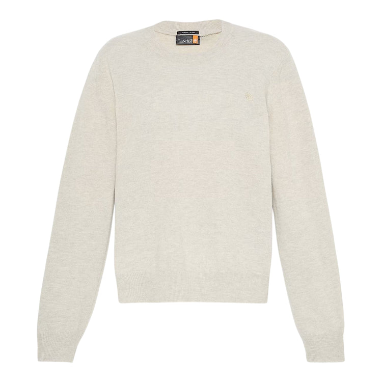 Maglione Donna Girocollo in lana merino Beige