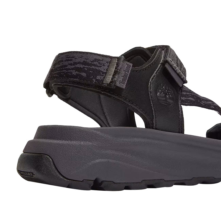 Sandali Donna Motion Dune Nero dettaglio retro