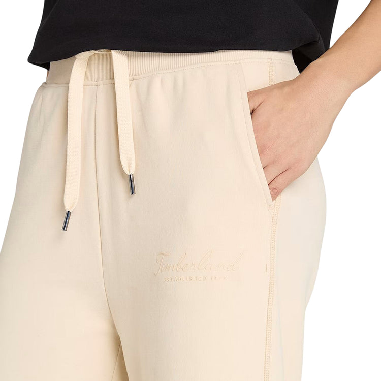 Pantaloni a palazzo Donna Lush Comfort Beige dettaglio
