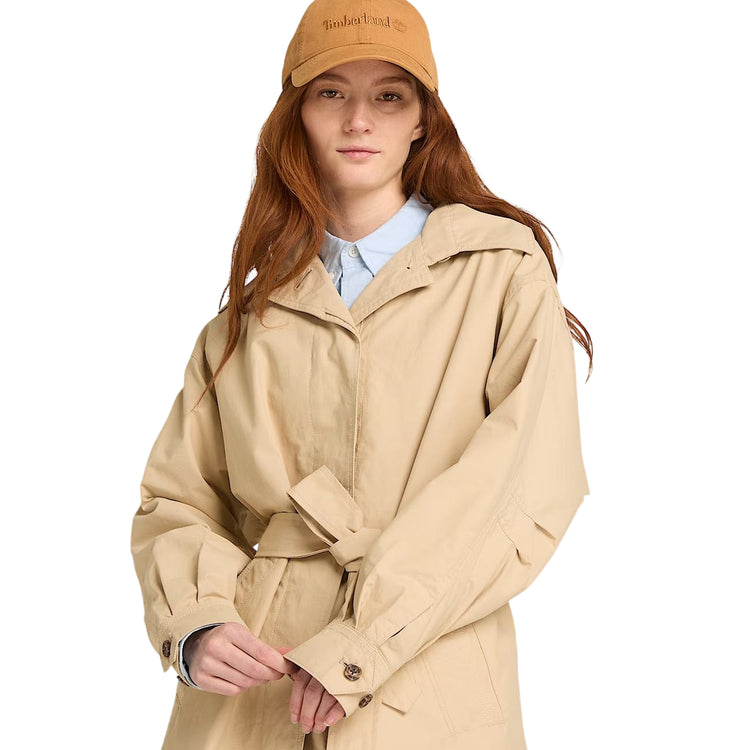 Impermeabile da donna idrorepellente in beige