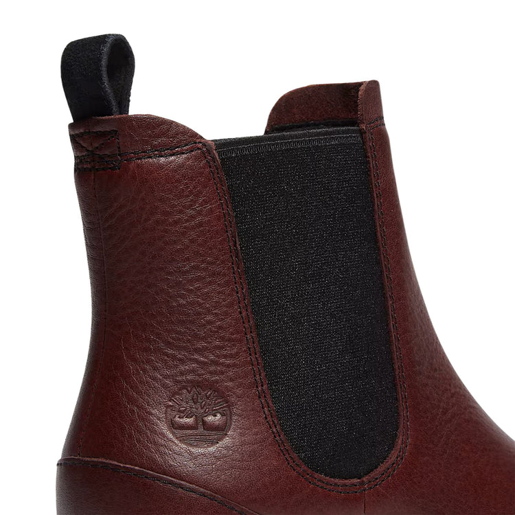 Stivali Donna Chelsea Cambria Valley Bordeaux dettaglio