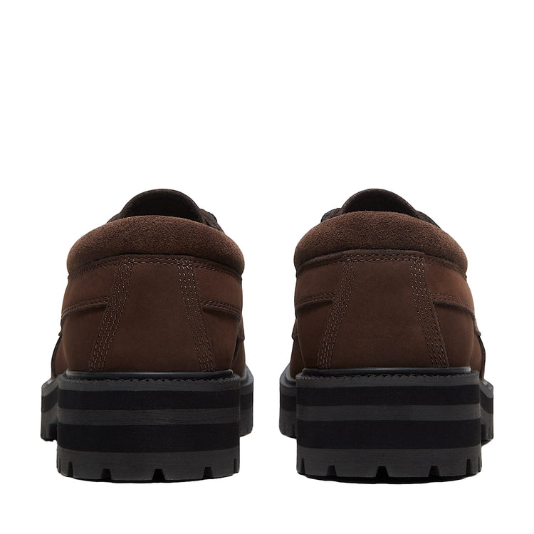 Scarpa Uomo Britton Drive Marrone scuro retro