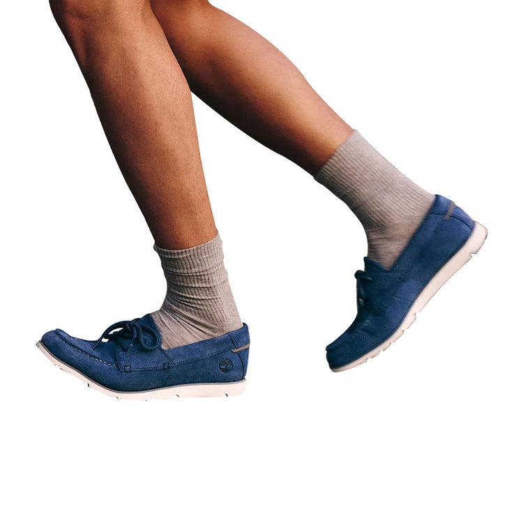 Scarpe Stringate Scamosciate Uomo Grafton Bay Blu modello