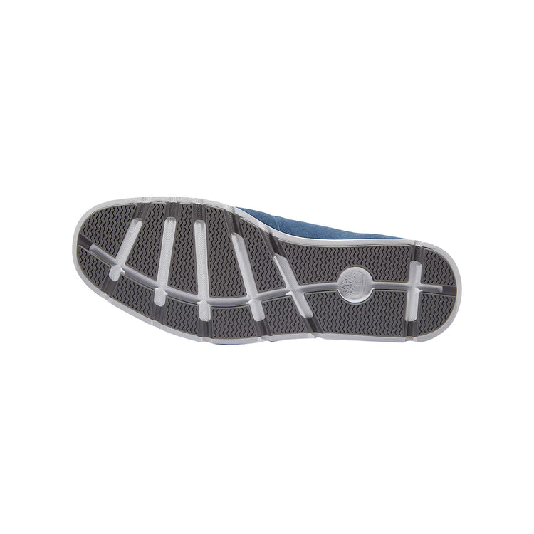 Scarpe Stringate Scamosciate Uomo Grafton Bay Blu suola