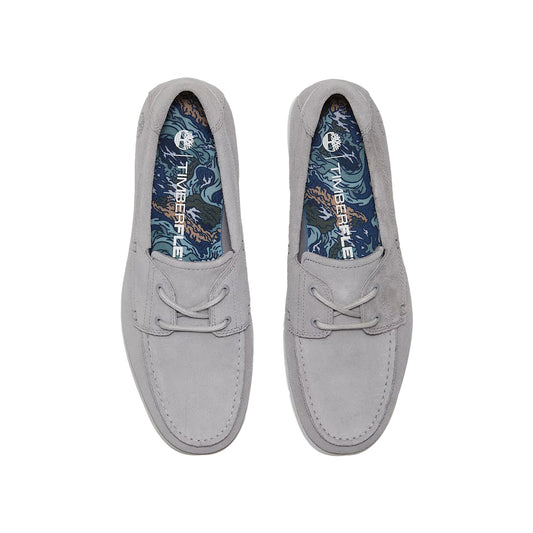 Scarpe Stringate Scamosciate Uomo Grafton Bay Grigio