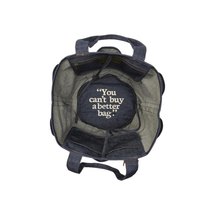 Borsa Tote Donna in denim interno