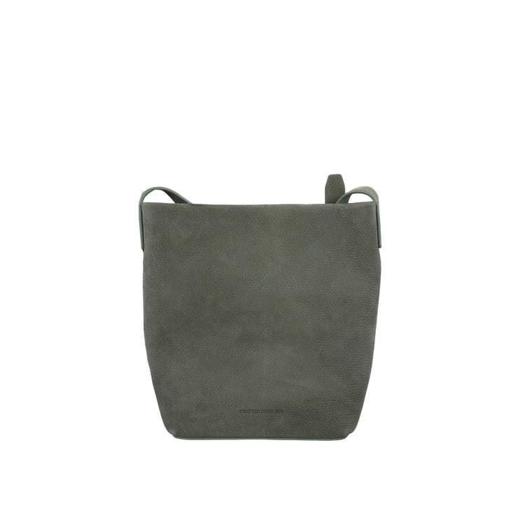 Borsa a tracolla Donna in morbida pelle Verde