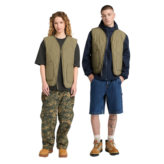 Gilet Unisex trapuntato Verde modelli