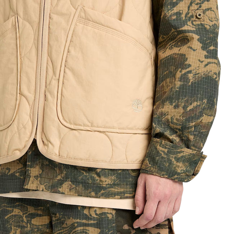 Gilet trapuntato All Gender beige