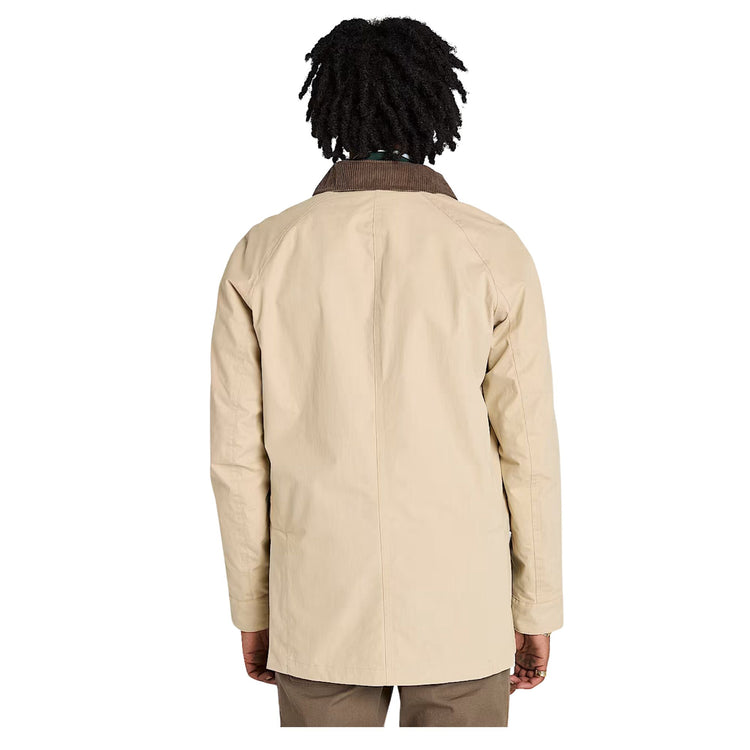 Giacca Uomo Barn Impermeabile Beige modello retro