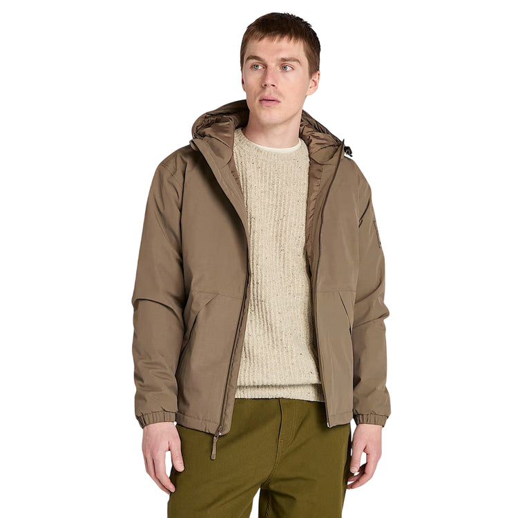 Giacca Uomo termica impermeabile Winnick Marrone modello frontale