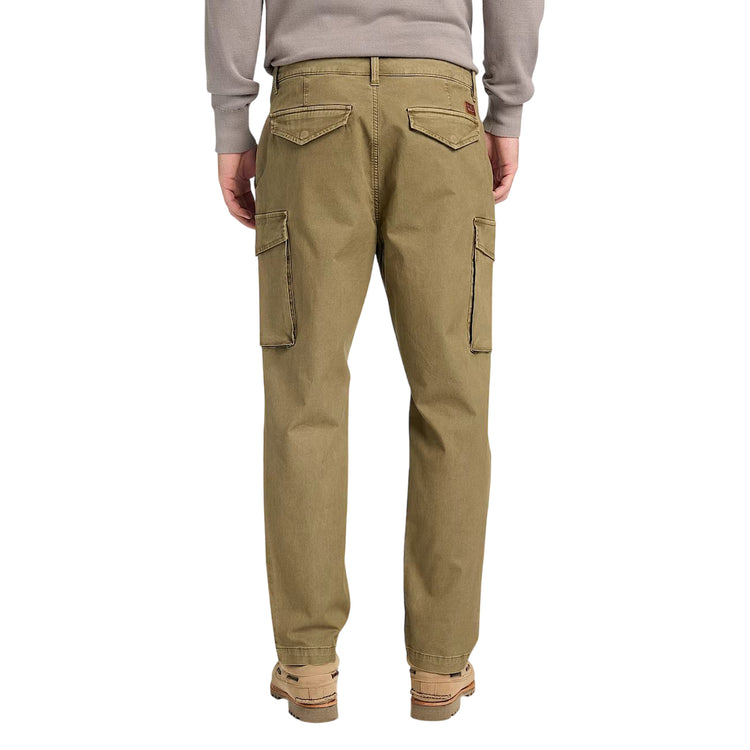 Pantaloni cargo da uomo in verde