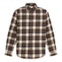 Camicia Uomo in flanella a quadri Marrone