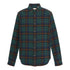 Camicia Uomo in flanella a quadri Verde scuro