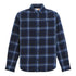 Camicia Uomo in flanella a quadri Blu scuro